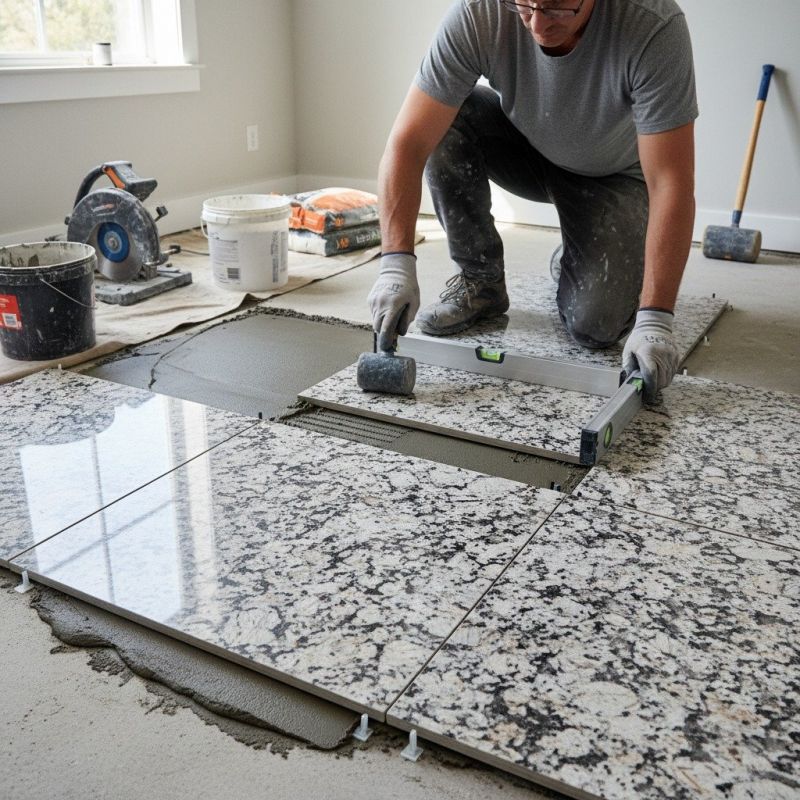 Stone Floor Installation in Wilmington, NC