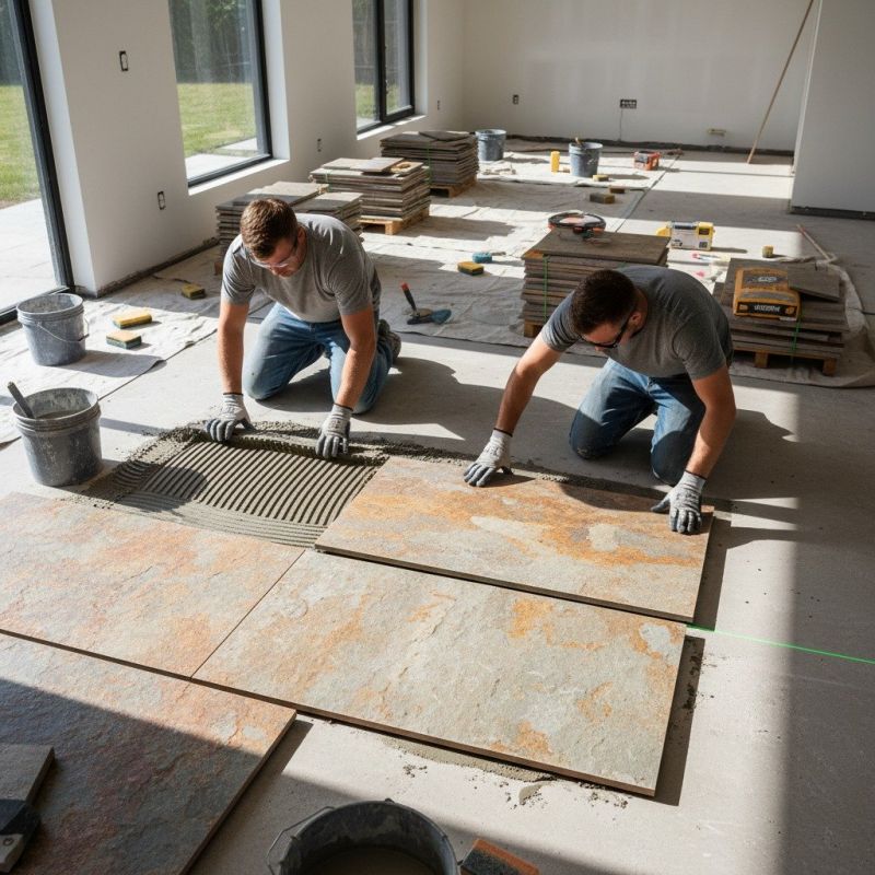 Local Tile pros at work